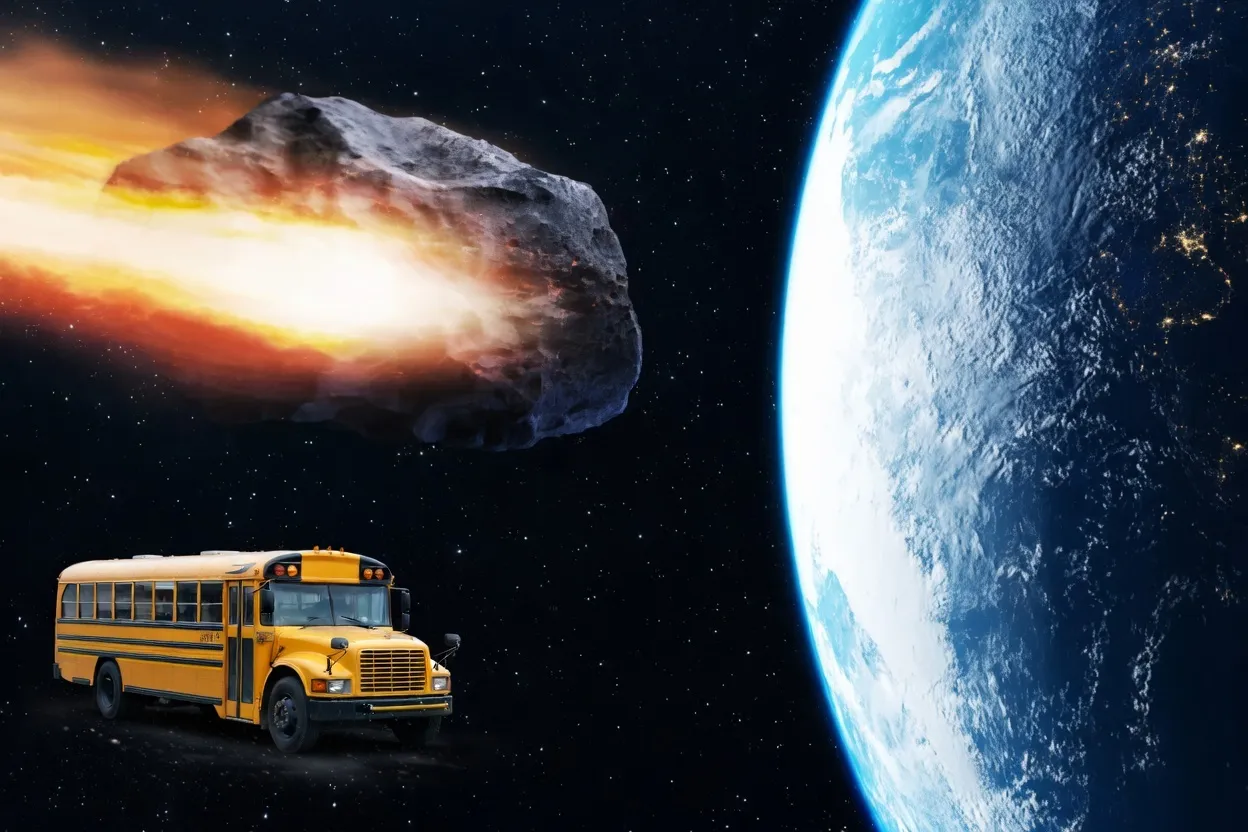 SPACED OUTAsteroid the size of a bus speeding near Earth as NASA tracks chilling encounter