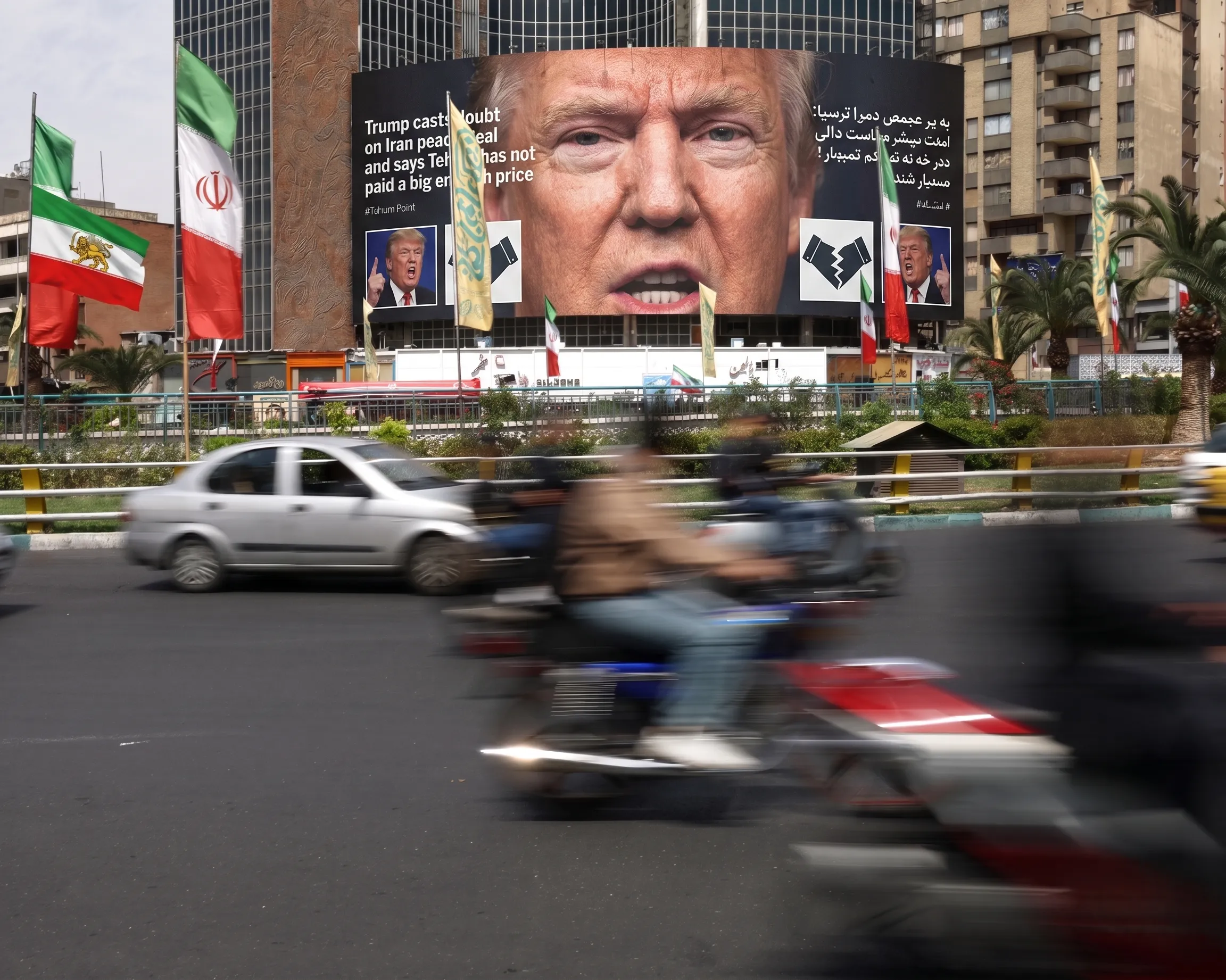 Trump casts doubt on Iran peace deal and says Tehran has not paid a big enough price