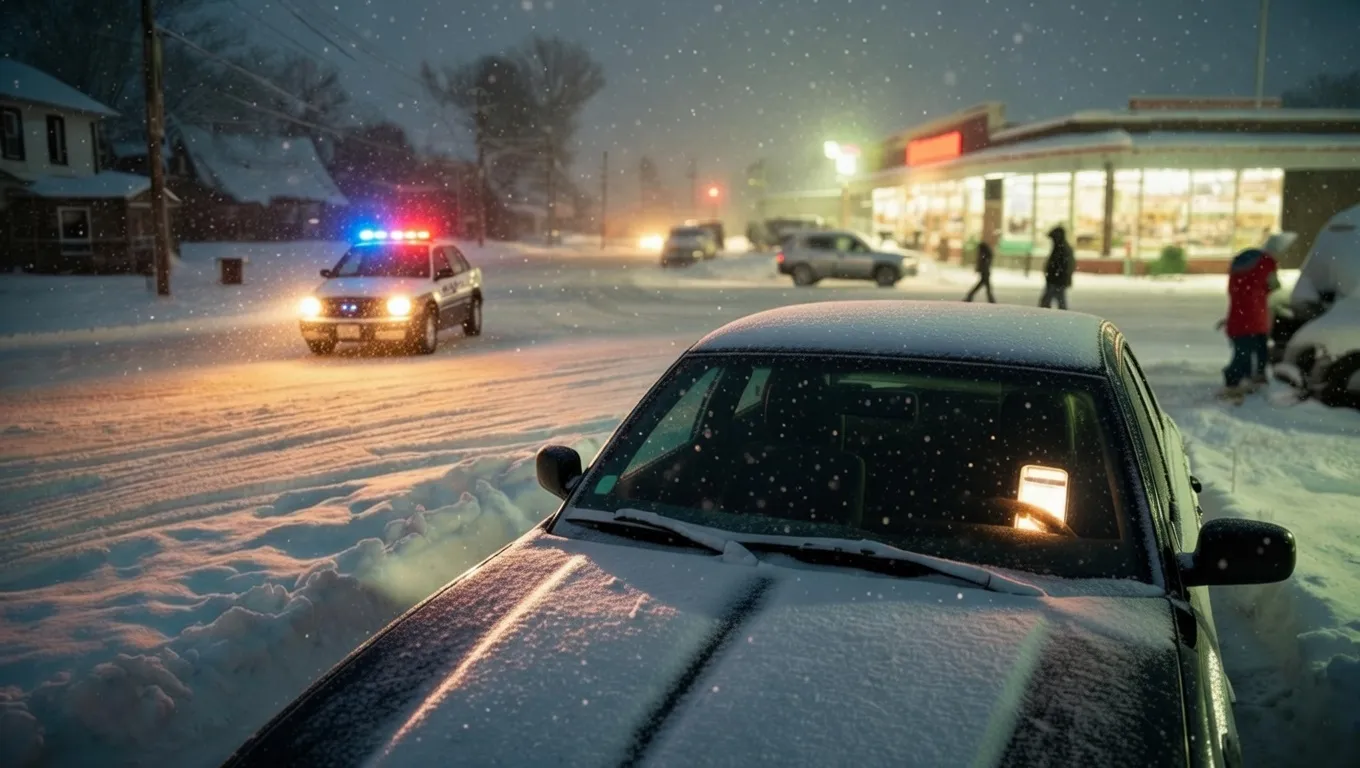 Businesses Refuse to Close as Authorities Beg Drivers to Avoid Deadly Snow-Covered Roads