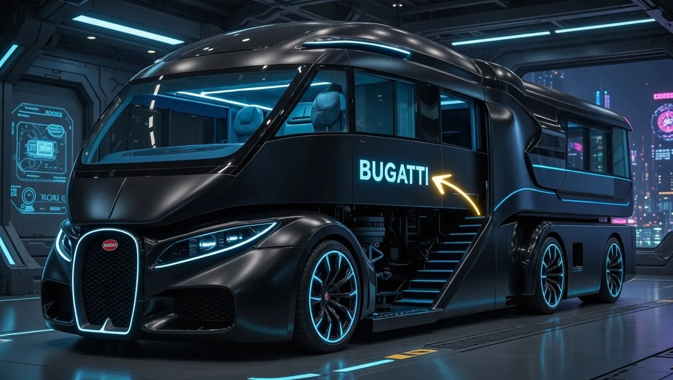 2026 Bugatti Double-Decker RV Motorhome Revealed: Futuristic Luxury at a Shockingly Low Price
