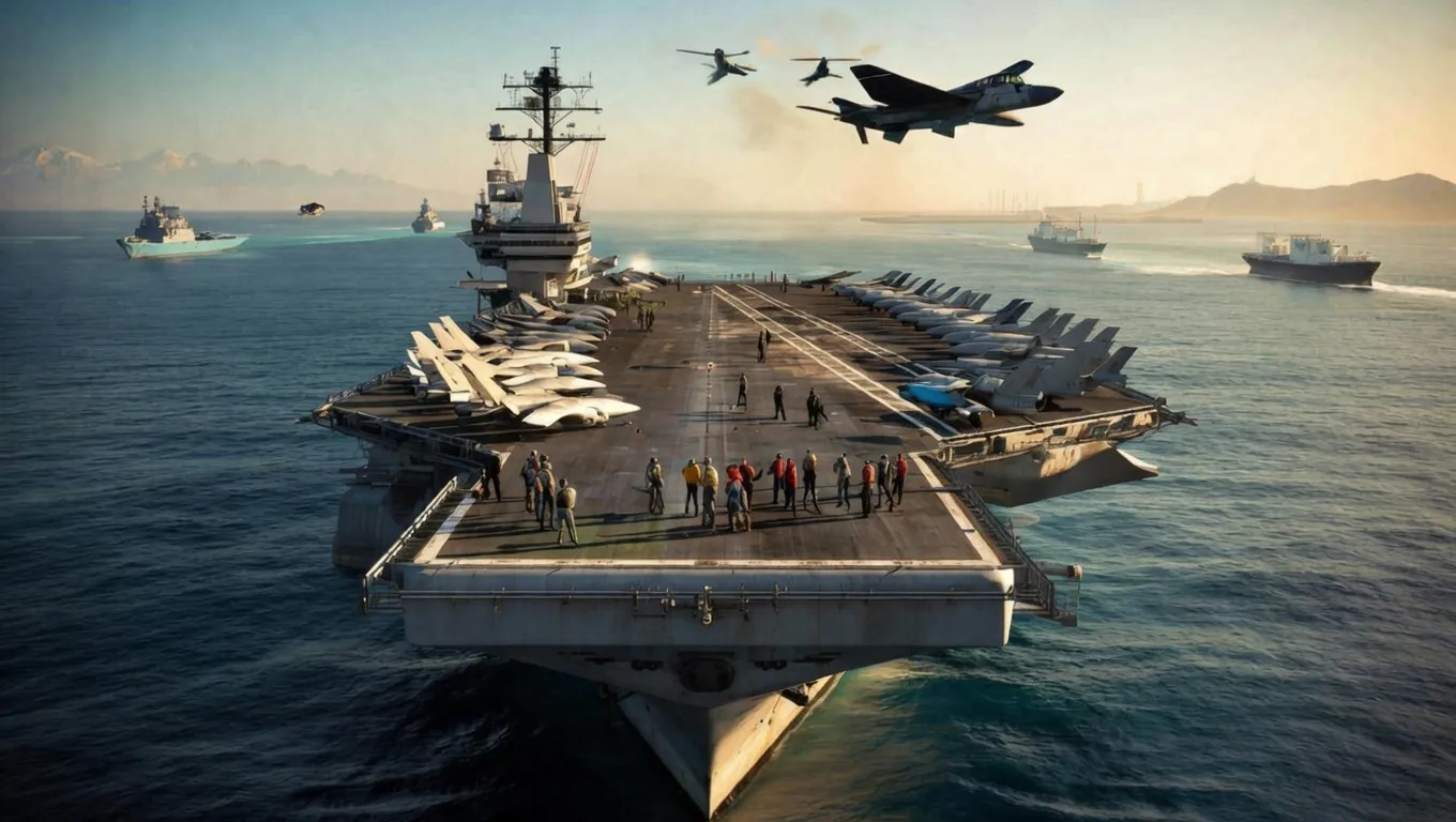 Global Alert: USS Gerald R. Ford Deployed to Europe as US Prepares for Massive Middle East Tensions